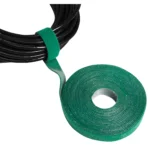 Kabelbinder aus Klettband, 4m, gelb – Bild 2