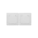 Schutzkontakt-Steckdose McPower "Flair", 250V~/16A, UP, IP44, weiß, 2er-Pack