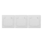 Schutzkontakt-Steckdose McPower "Flair", 250V~/16A, UP, IP44, weiß, 3er-Pack
