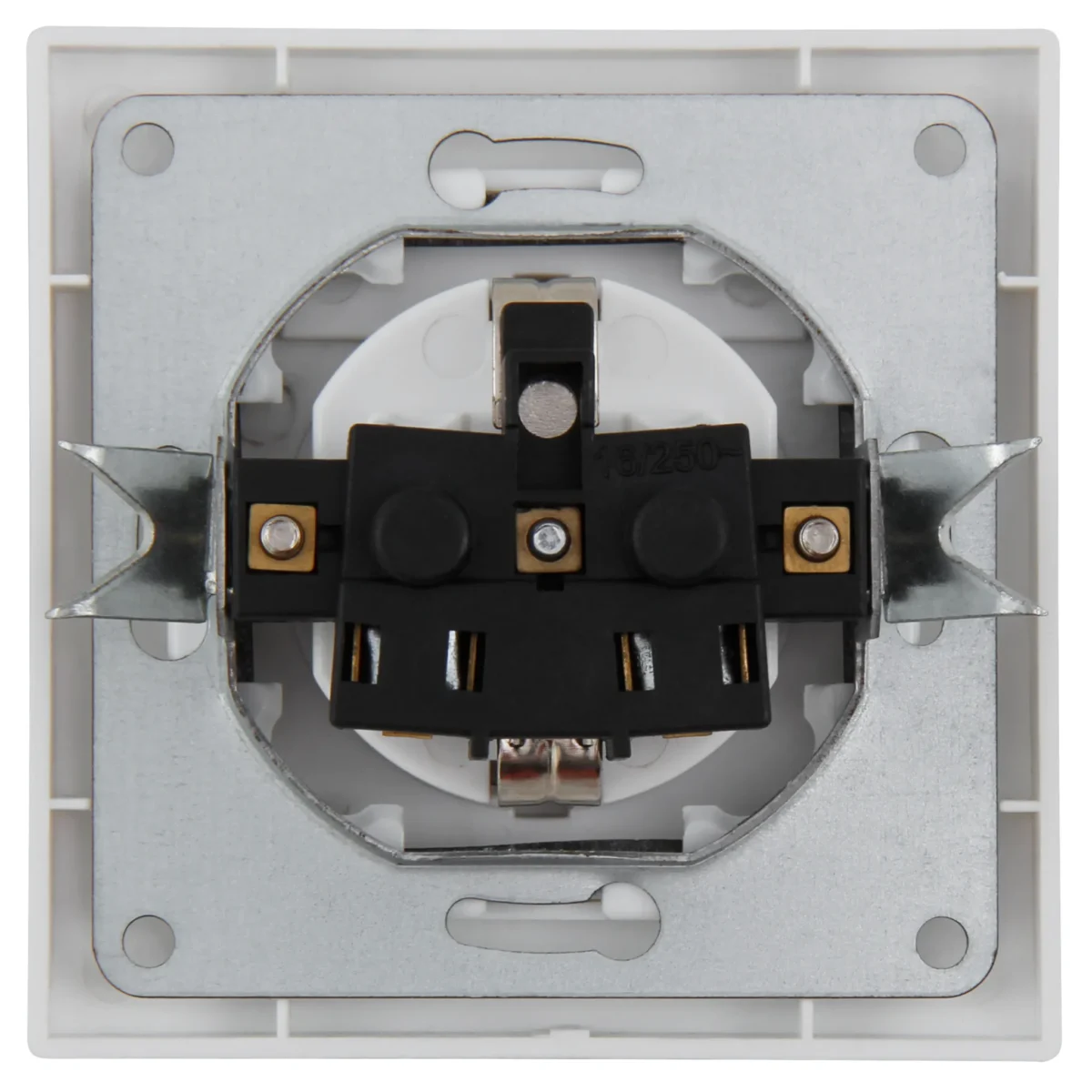Schutzkontakt-Steckdose McPower "Flair", 250V~/16A, UP, IP44, weiß, 3er-Pack – Bild 3