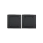 Schutzkontakt-Steckdose McPower "Flair", 250V~/16A, UP, IP44, anthrazit,2er-Pack
