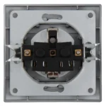 Schutzkontakt-Steckdose McPower "Flair", 250V~/16A, UP, IP44, anthrazit,3er-Pack – Bild 3