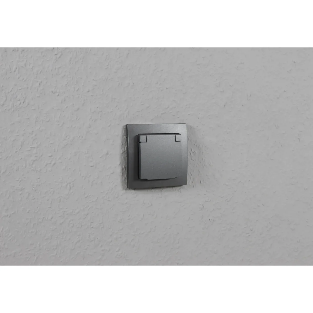 Schutzkontakt-Steckdose McPower "Flair", 250V~/16A, UP, IP44, anthrazit,3er-Pack – Bild 5
