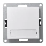 Taster McPower "Flair" mit Namensschild, 250V~/10A, UP, weiß