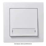 Taster McPower "Flair" mit Namensschild, 250V~/10A, UP, weiß – Bild 2