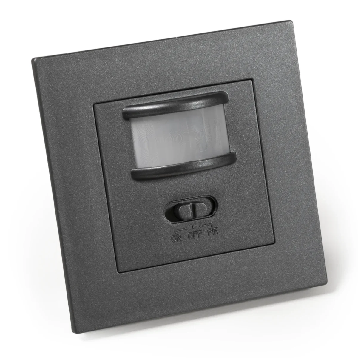 Unterputz IR Bewegungsmelder McShine "LX-23" 160°, 500W, LED geeignet, anthrazit – Bild 1