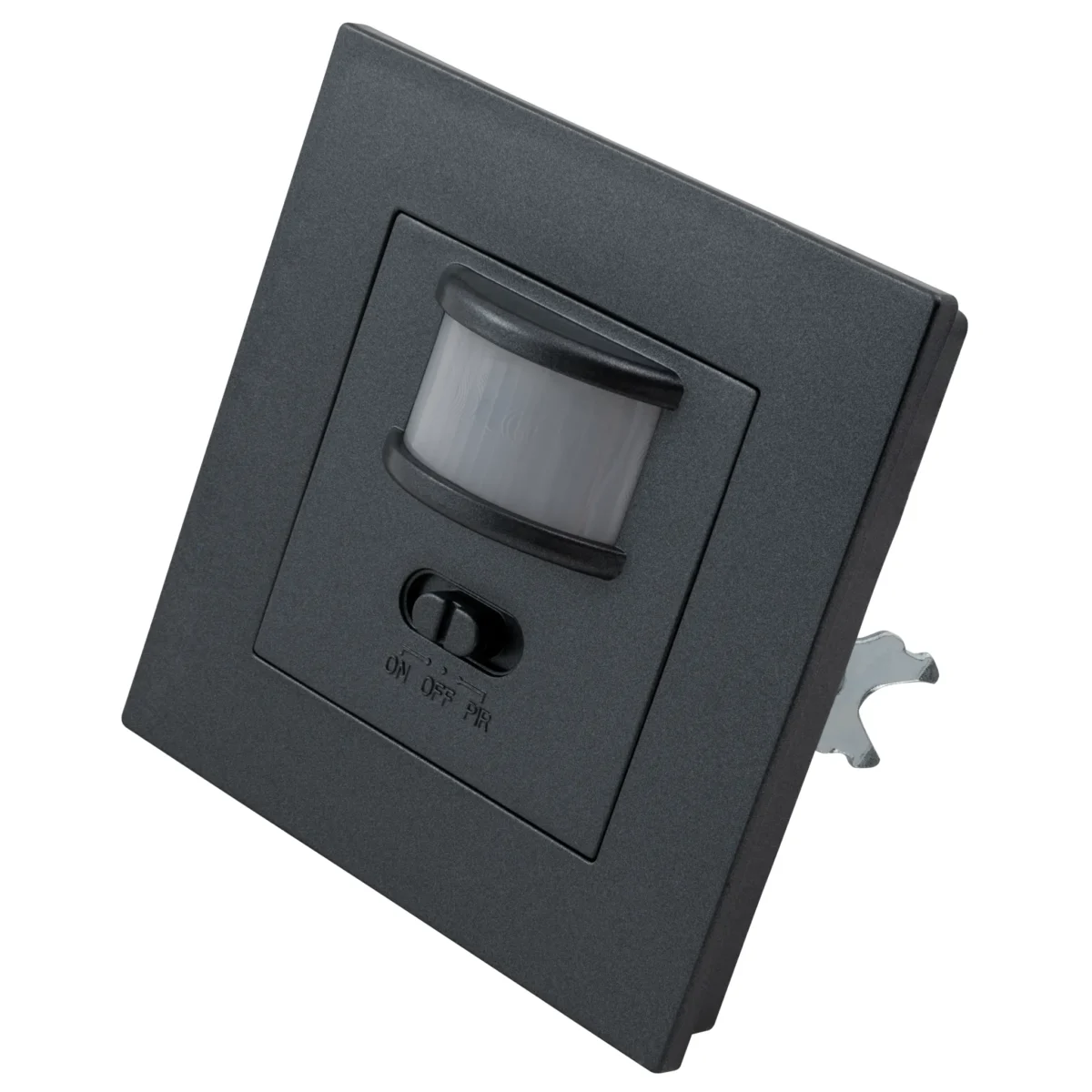 Unterputz IR Bewegungsmelder McShine "LX-23" 160°, 500W, LED geeignet, anthrazit – Bild 2