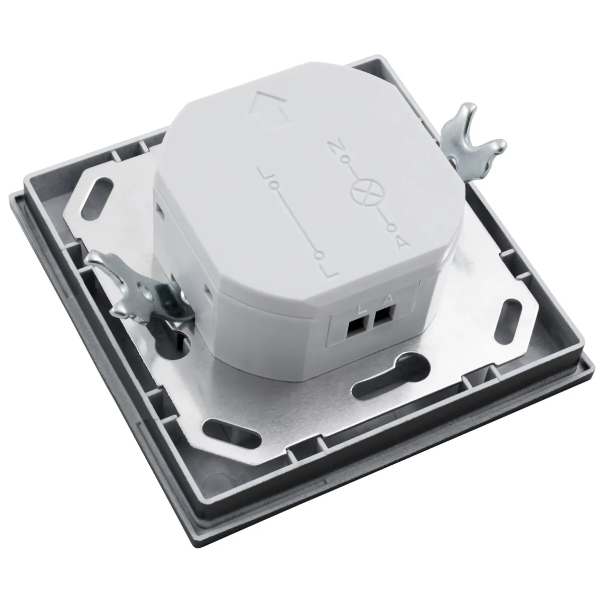 Unterputz IR Bewegungsmelder McShine "LX-23" 160°, 500W, LED geeignet, anthrazit – Bild 3