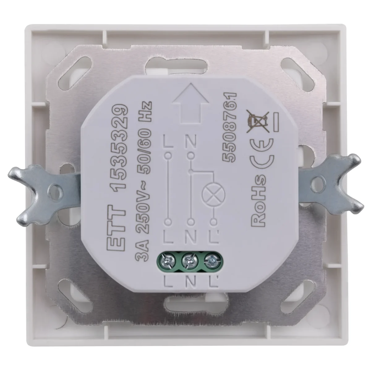 Unterputz IR Bewegungsmelder McPower "Flair" 160°, 750W, LED geeignet, weiß – Bild 2