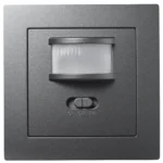 Unterputz IR Bewegungsmelder McPower "Flair" 160°, 750W, LED geeignet, anthrazit