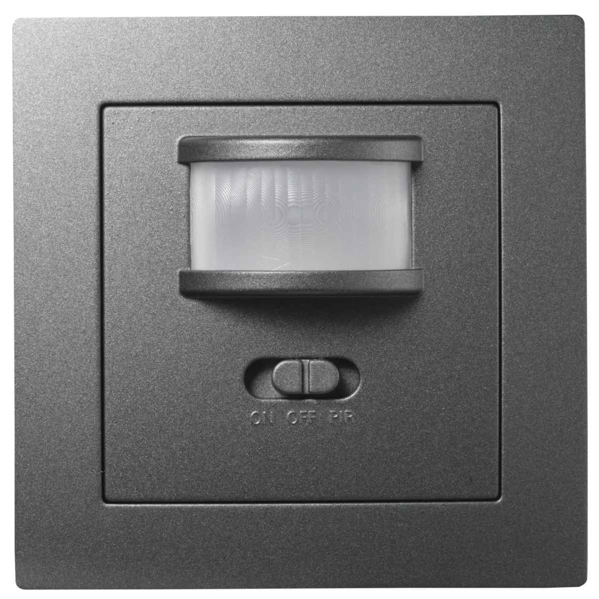 Unterputz IR Bewegungsmelder McPower "Flair" 160°, 750W, LED geeignet, anthrazit – Bild 1