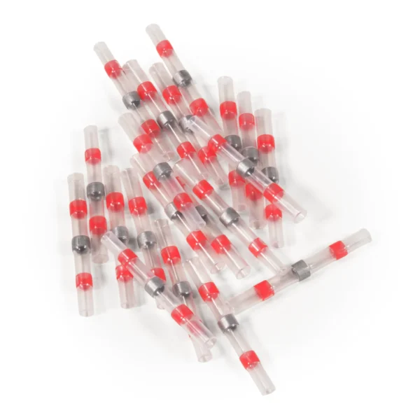 Lötverbinder McPower, Ø2,7mm - rote Markierung, 0,5-1,0mm² Kabel, 20er-Pack
