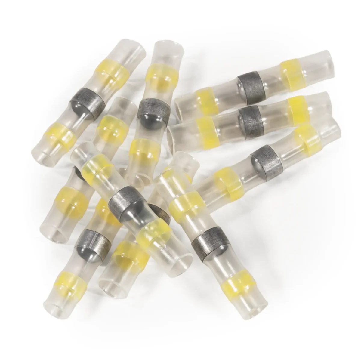 Lötverbinder McPower, Ø6mm - gelbe Markierung, 4,0-6,0mm² Kabel, 10er-Pack – Bild 1