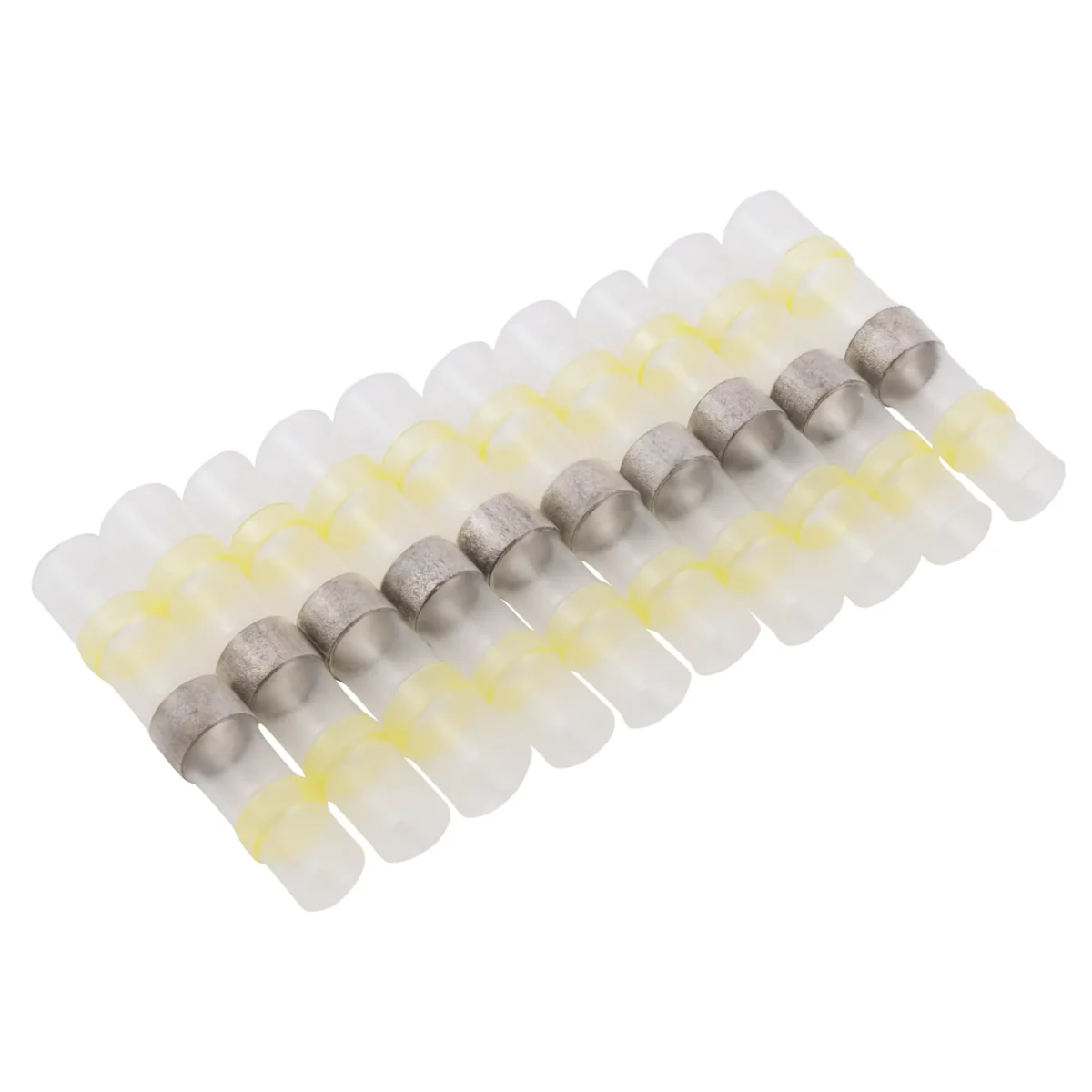 Lötverbinder McPower, Ø6mm - gelbe Markierung, 4,0-6,0mm² Kabel, 10er-Pack – Bild 2