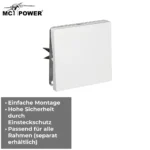 Taster McPower "Shallow" 250V~/10A, UP, Steckanschluss, weiß – Bild 4
