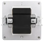 Serien-Schalter McPower "Shallow" 2-fach, 250V~/10A, UP, Steckanschluss, weiß – Bild 2