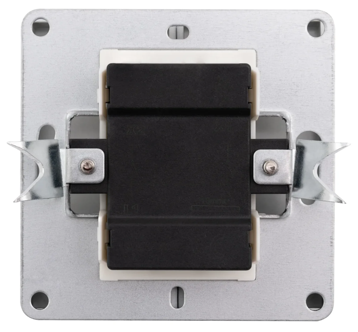 Serien-Schalter McPower "Shallow" 2-fach, 250V~/10A, Steckanschluss, anthrazit – Bild 2