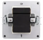 Serien-Schalter McPower "Shallow" 2-fach, 250V~/10A, Steckanschluss, anthrazit – Bild 2