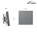 Kreuzschalter McPower "Shallow" 250V~/10A, UP, Steckanschluss, anthrazit – Bild 3