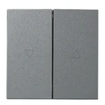 Jalousie-Taster McPower "Shallow" 250V~/10A, UP, Steckanschluss, anthrazit