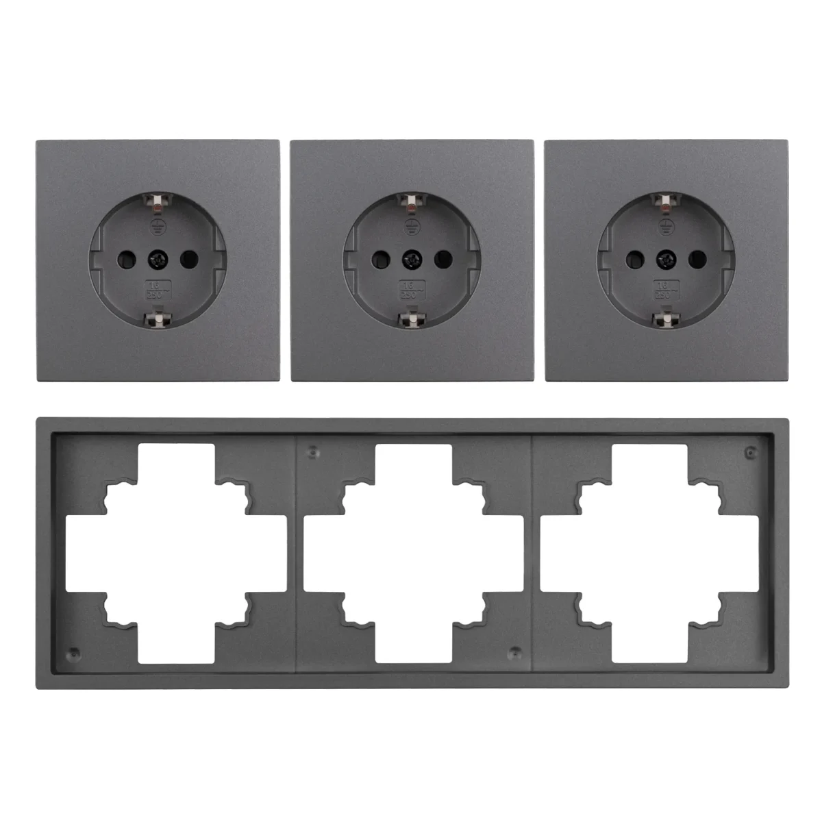 Steckdosen Set McPower Shallow "Beginner 3S-Profi" 4-teilig, Steckanschluss – Bild 3