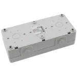 Feuchtraum Dreifach-Steckdose McPower "Taff", 250V~/16A, IP44, AP, grau – Bild 4