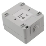 Feuchtraum Heizungs Hauptschalter McPower "Taff", 250V~/10A, IP44, AP, grau – Bild 3