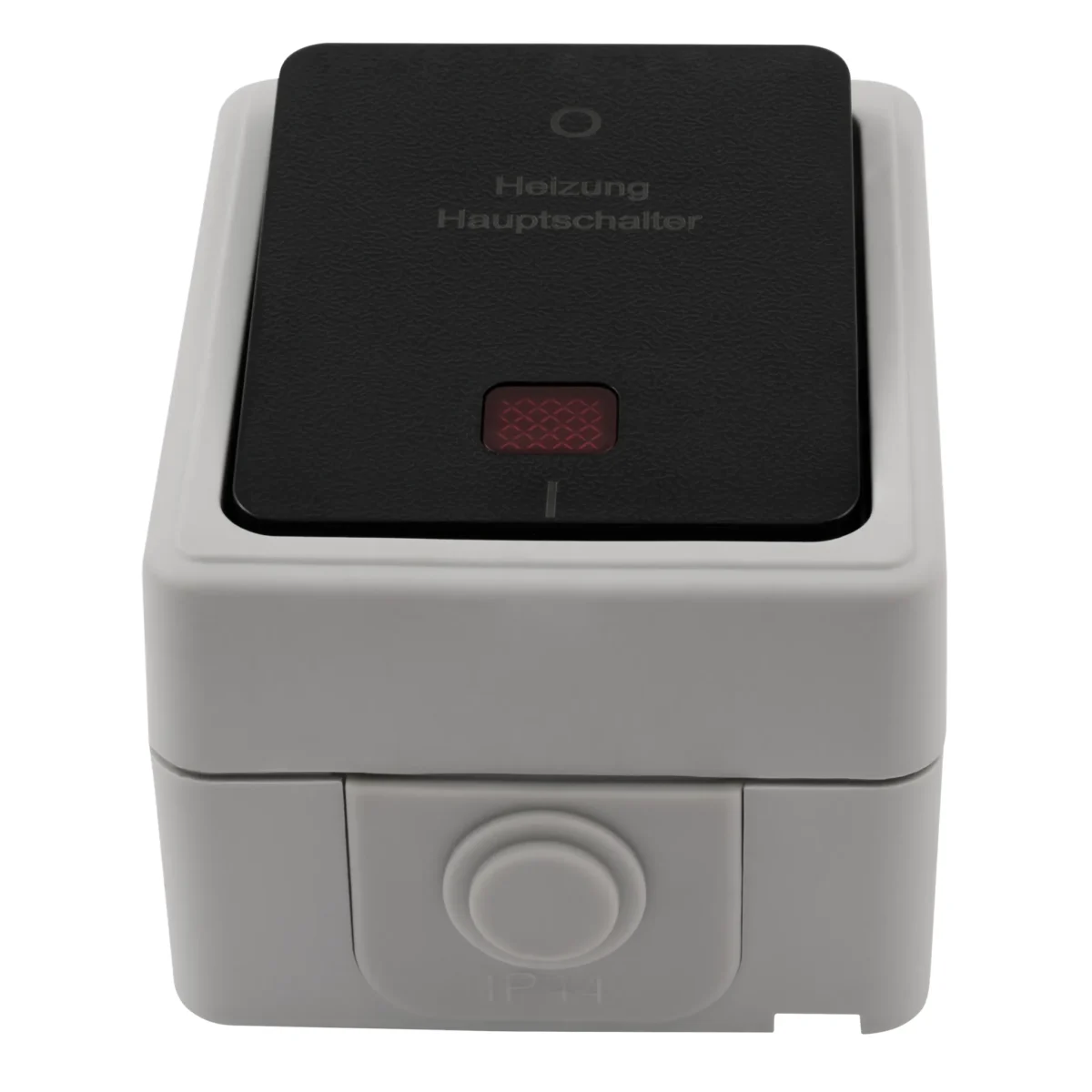 Feuchtraum Heizungs Hauptschalter McPower "Taff", 250V~/10A, IP44, AP, grau – Bild 4