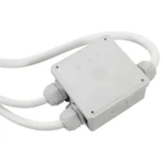 Küchenanschlussbox Powersplitter, 2/5/5m, vorverkabelt, reinweiß – Bild 2