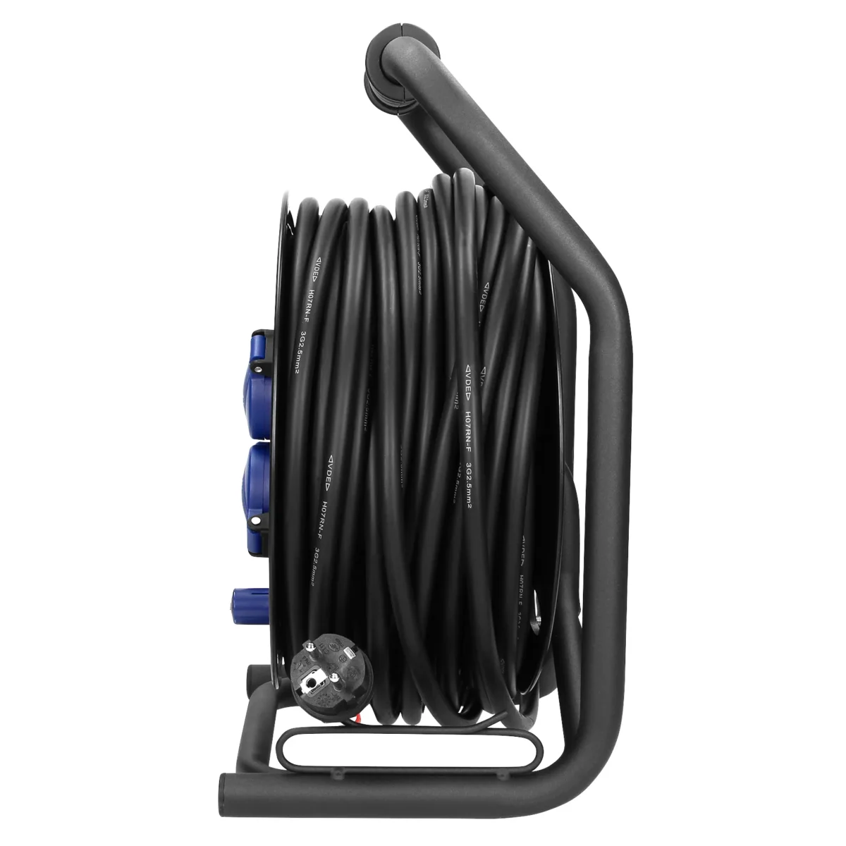 Kabeltrommel, 4-fach, 40m, IP44, H07RN-F 3x2,5mm², mit Cube-Ständer – Bild 3