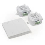 Funk-Schalter Set McPower "Comfort" 2 Empfänger + Wandtaster, max. 2300W
