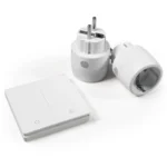 Funk-Schalter Set McPower "Kinetic" 2x Steckdose + 2-fach Wandtaster, max. 2300W