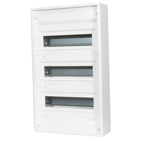 Aufputz-Kleinverteiler "VISION36+6", mit Steckklemme, 3-reihig, 305x515x99mm