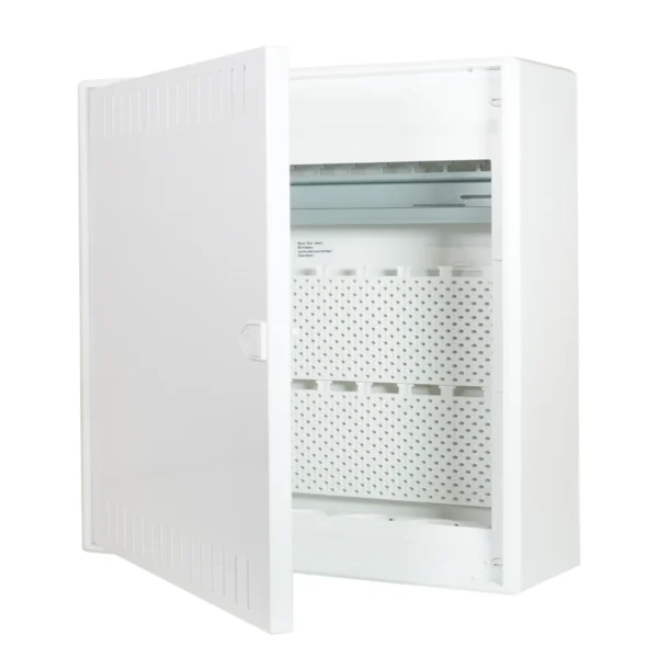 Aufputz-Kommunikationsverteiler "VISION36K", 4-reihig, 305x515x99mm, weiß