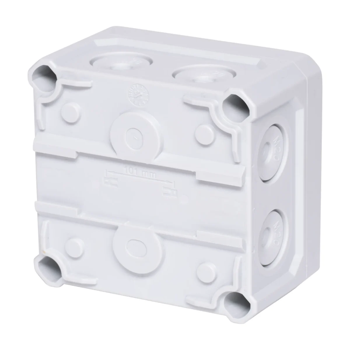 Feuchtraum-Abzweigkasten "NEPTUN Compact", 85x85x54mm, grau, Aufputz, IP66 – Bild 2