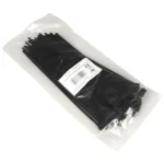 Kabelbinder McPower, schwarz, 200x3,6mm, 100er-Pack, UV beständig – Bild 2