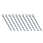Kabelbinder McPower, transparent, 200x2,5mm, 100er-Pack, UV beständig – Bild 2