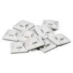 Kabelsockel McPower für Kabelbinder 20x20mm, selbstklebend, 10er-Pack