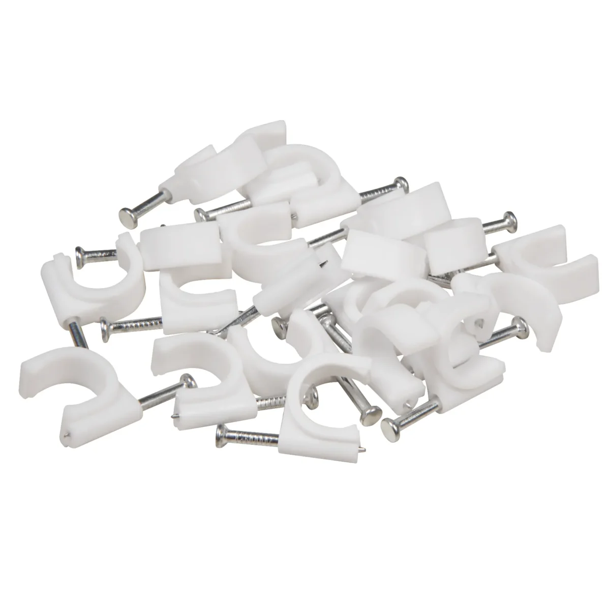 Kabelschelle McPower, 10mm, 100er-Pack, weiß – Bild 2