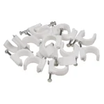 Kabelschelle McPower, 12mm, 100er-Pack, weiß – Bild 2