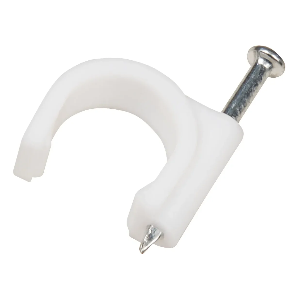 Kabelschelle McPower, 12mm, 100er-Pack, weiß – Bild 3
