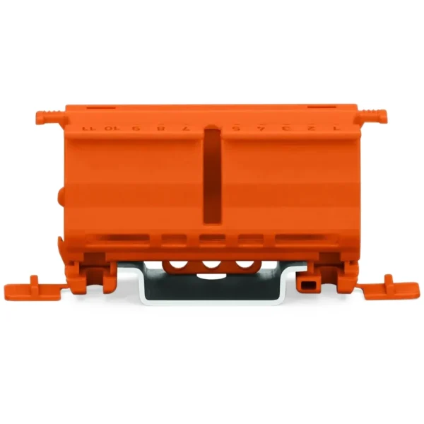 Befestigungsadapter WAGO, 22x66mm, Schraubmontage, orange