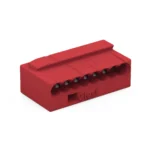 MICRO-Verbindungsdosenklemme WAGO, eindrähtige Leiter, Ø0,8mm, 8 Klemmstellen