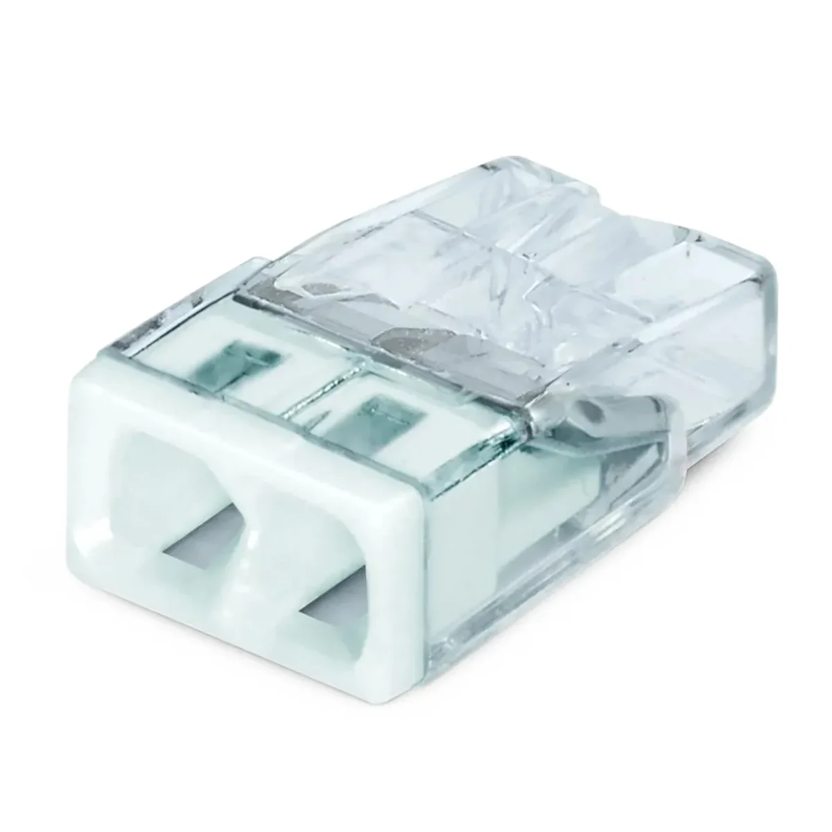 COMPACT-Verbindungsdosenklemme WAGO, eindrähtige Leiter, 2 Klemmstellen, weiß – Bild 2