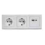 Steckdosenblock McPower "Flair" Aufbau, 2-fach Schutzkontakt + 2x USB A+C – Bild 2