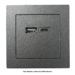 USB-Ladedose McPower "Flair" 2-fach, USB-C, PD 3.0 20W, anthrazit – Bild 2