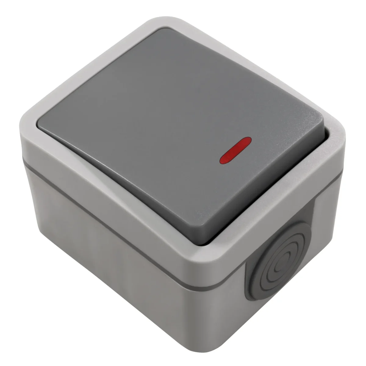 Feuchtraum Kontroll-Schalter McPower "Fix", Steckanschluss,IP54,250V~/10A, AP – Bild 2