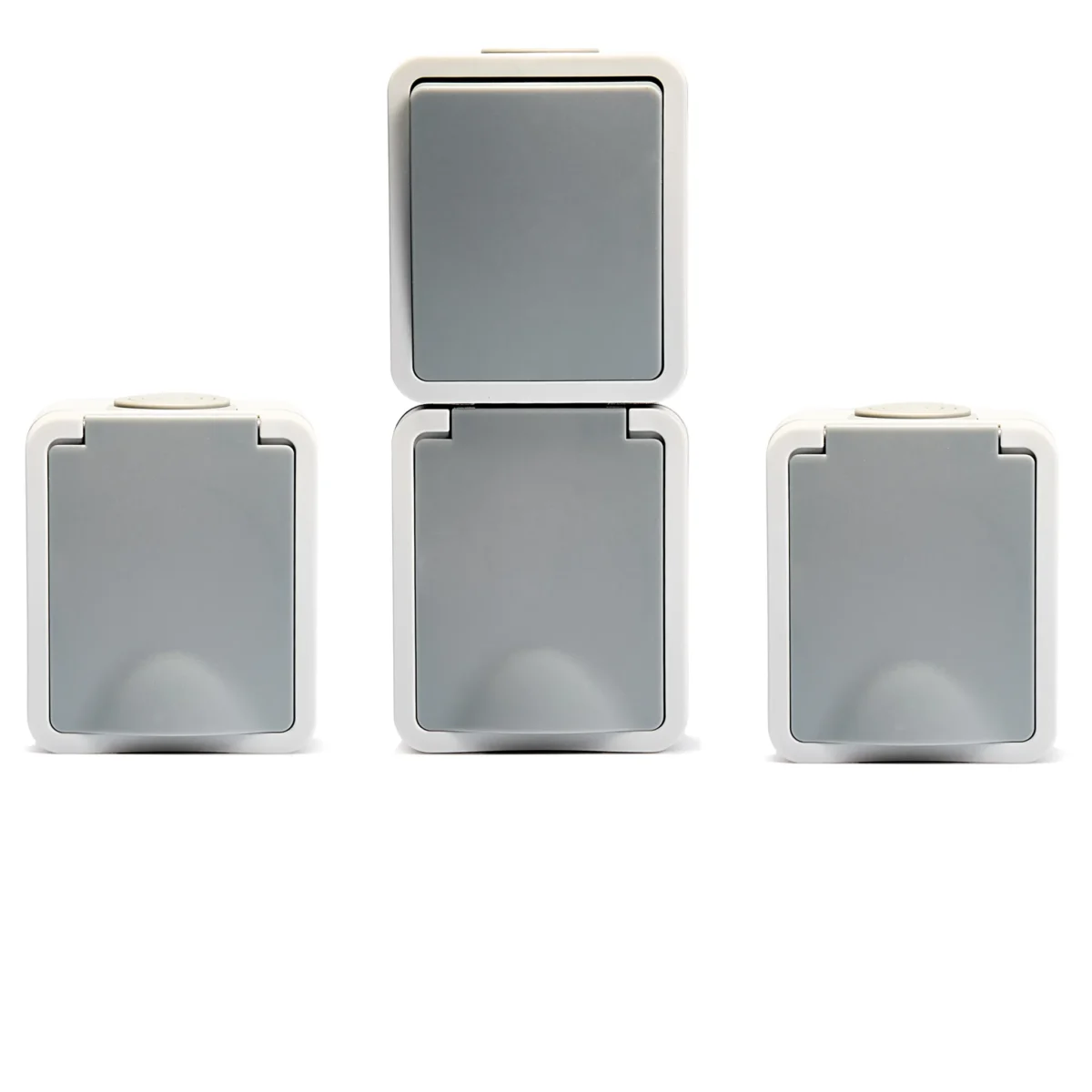 Feuchtraum Set McPower "Fix Vorraum", 3-teilig, IP54, Steckanschluss – Bild 1