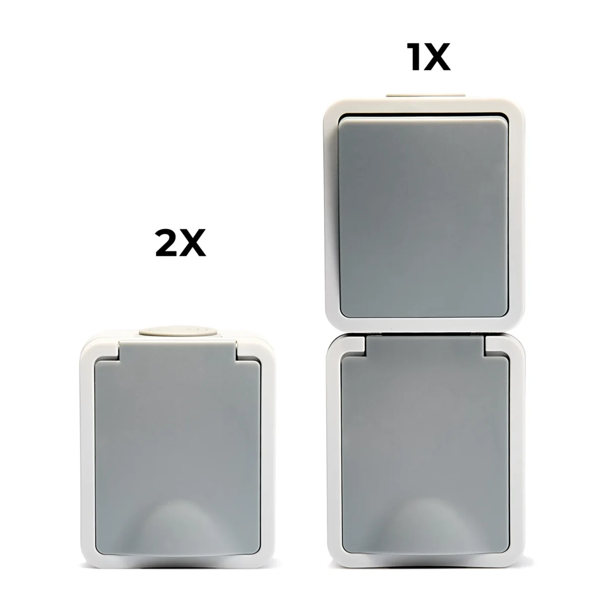 Feuchtraum Set McPower "Fix Vorraum", 3-teilig, IP54, Steckanschluss – Bild 2