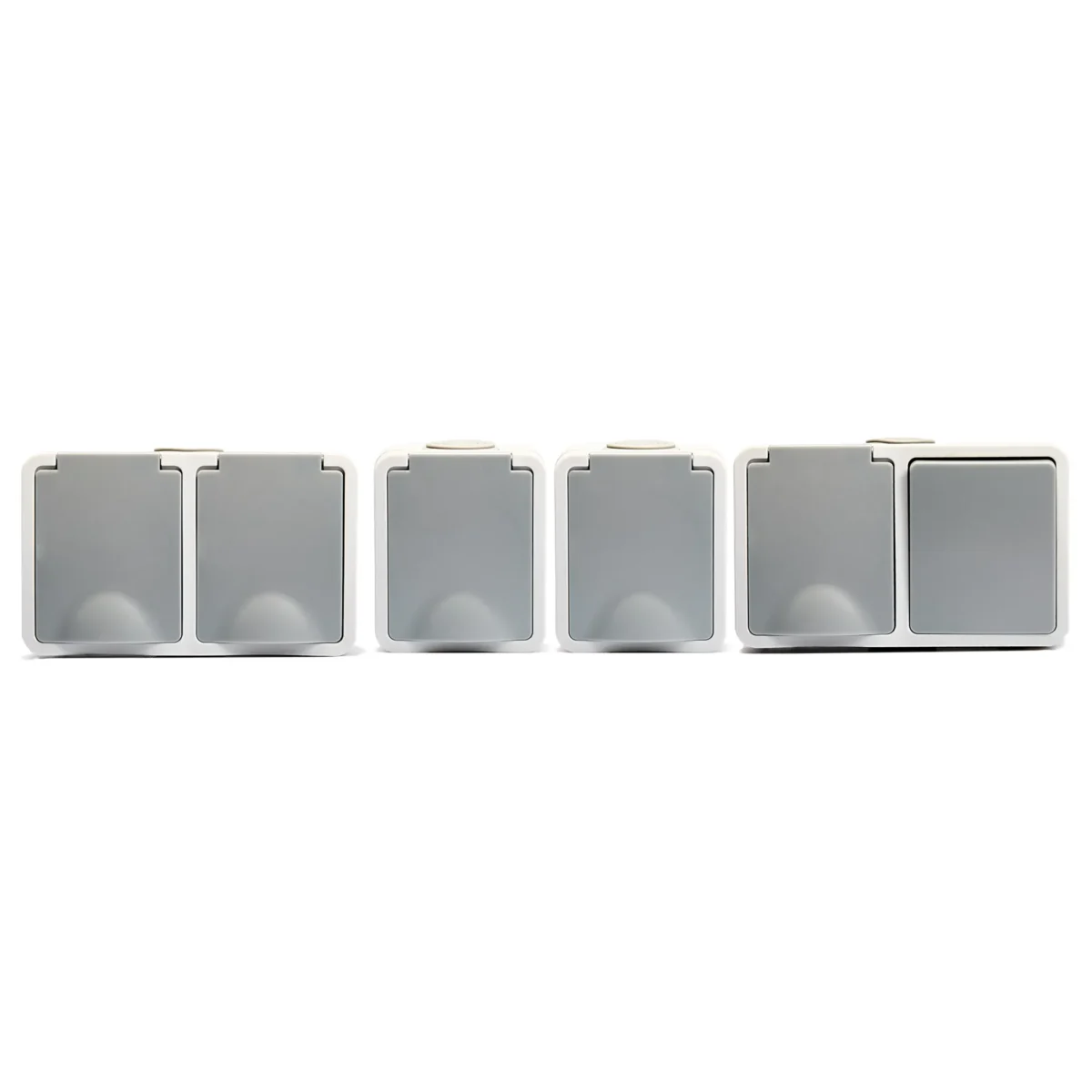 Feuchtraum Set McPower "Fix Waschraum", 4-teilig, IP54, Steckanschluss – Bild 1